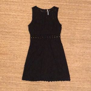 Free People Lace Dress in Black